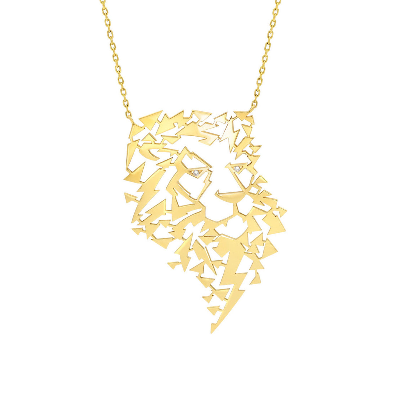 Collier Animal Tattoo lion diamants
