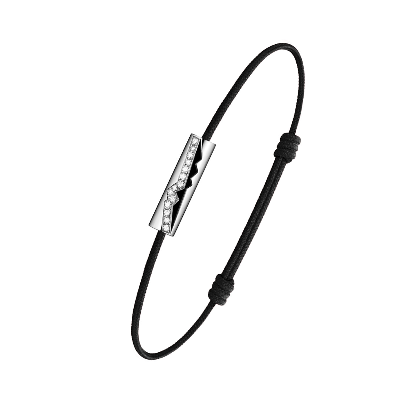 Bracelet cordon Capture Amulet diamants