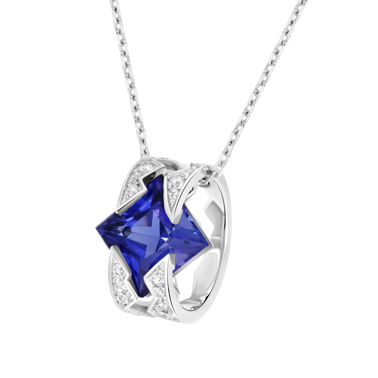 Collier Capture in Colors Tanzanite & diamants