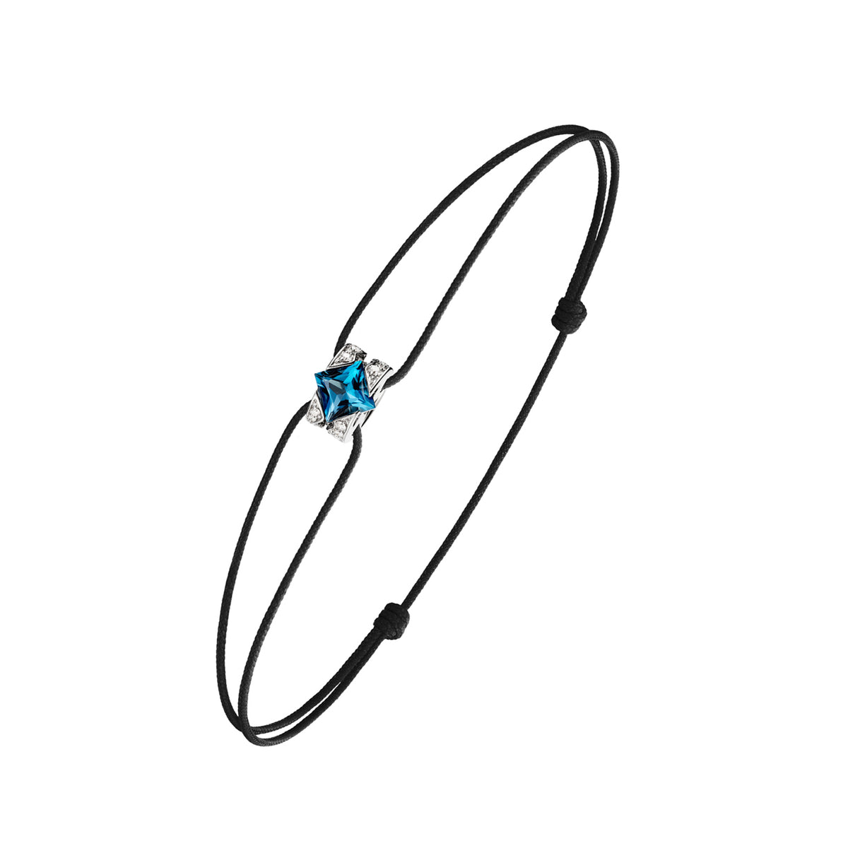 Bracelet cordon Capture Me topaze diamants