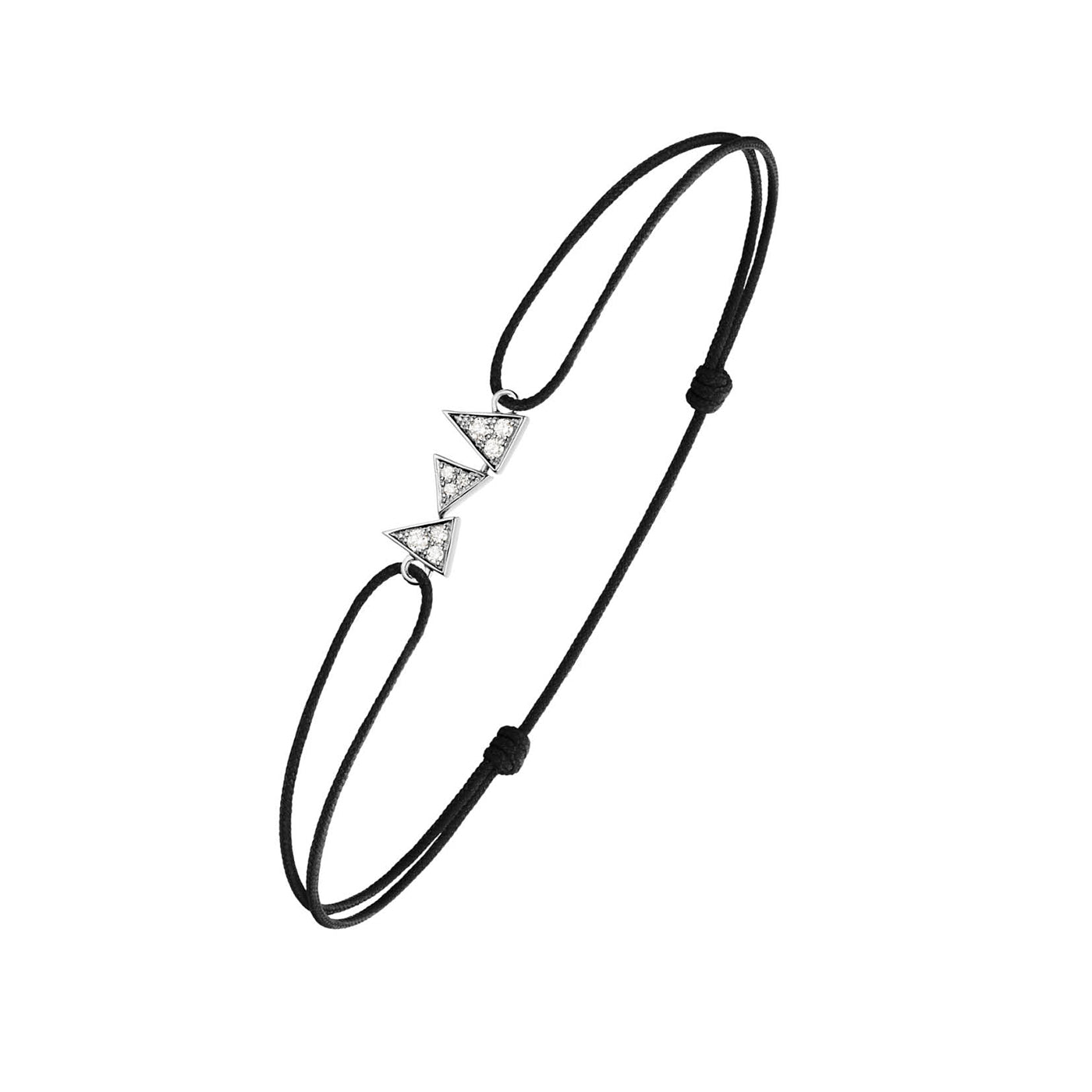 Bracelet cordon Capture Me diamants