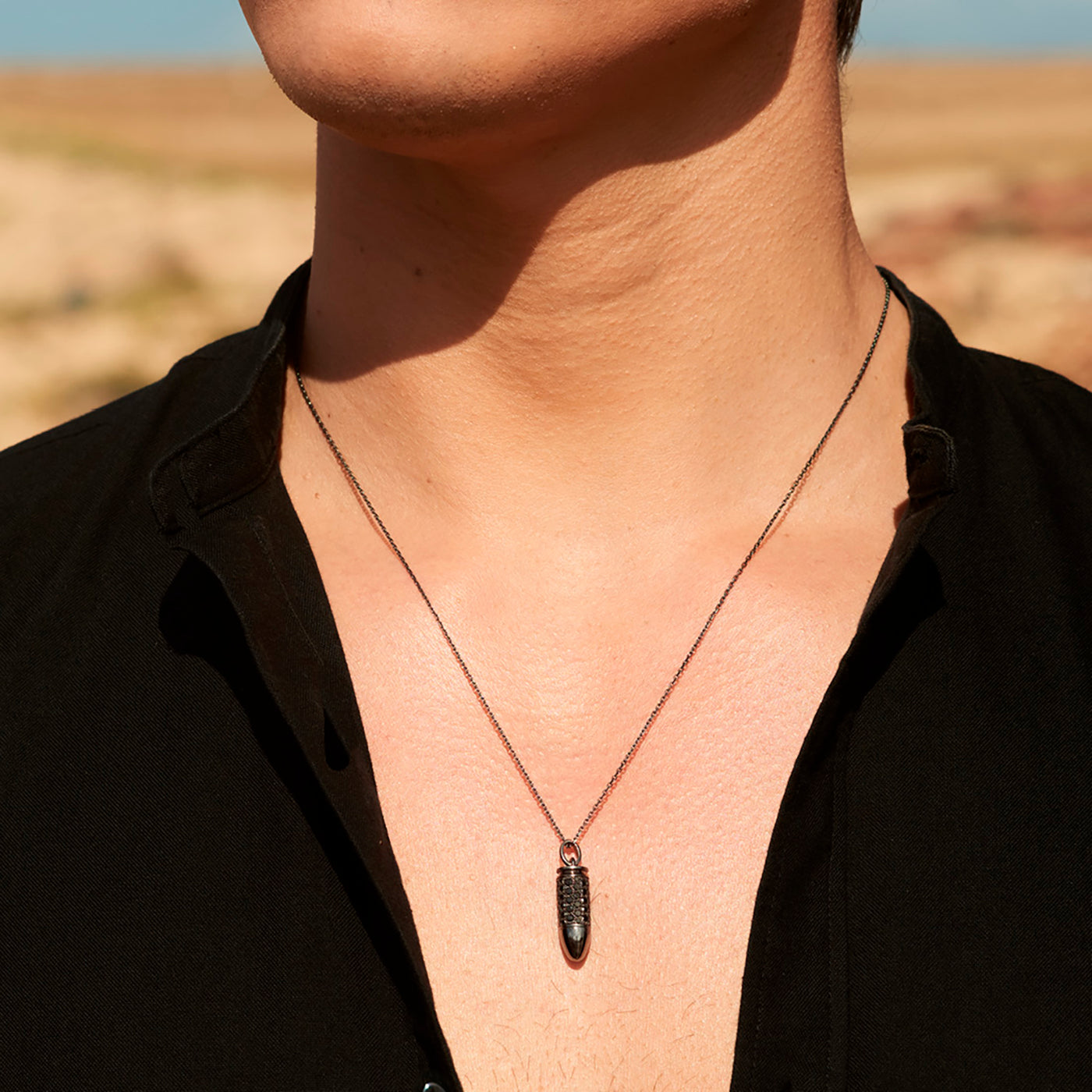 Collier Bang Bang diamants noirs
