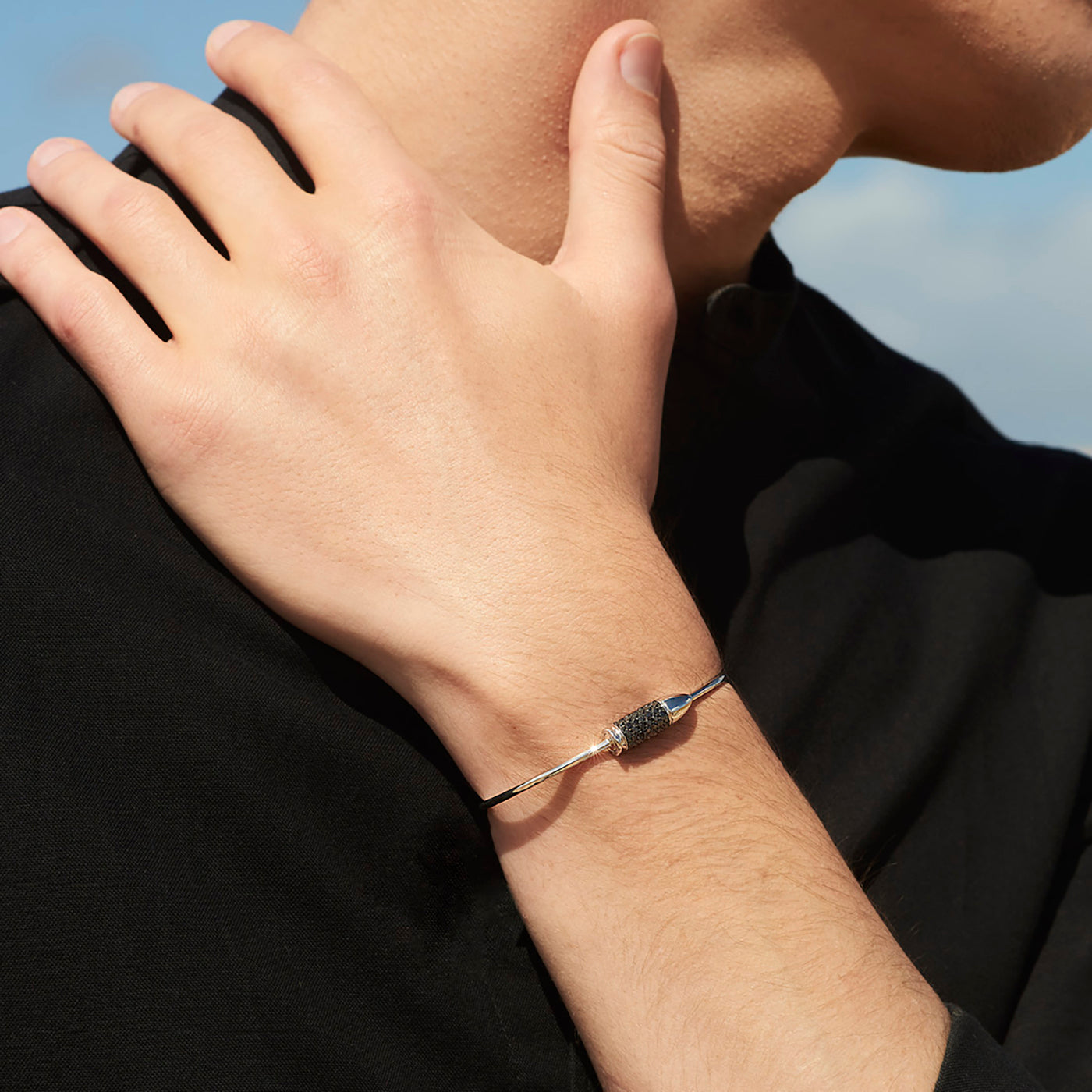 Bang Bang black diamond flex bracelet