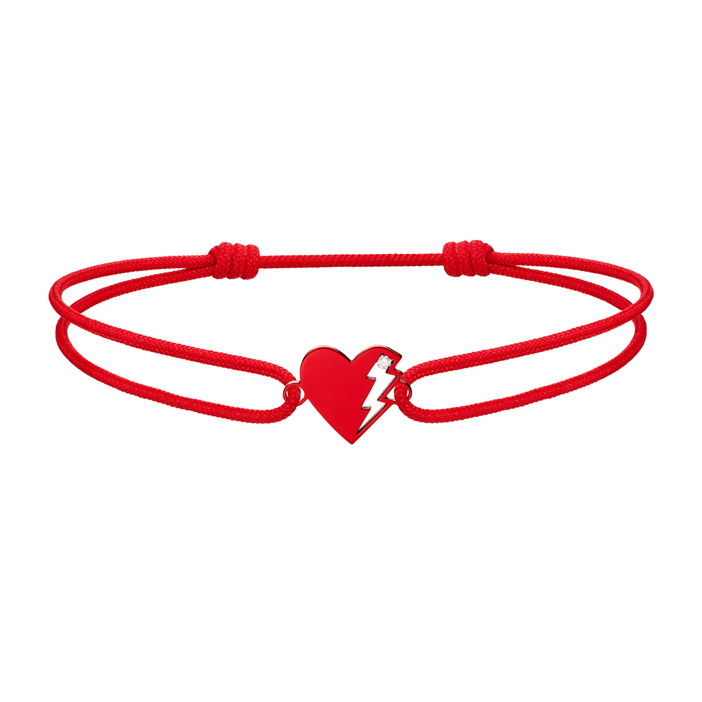 Bracelet cordon Lovetag diamant