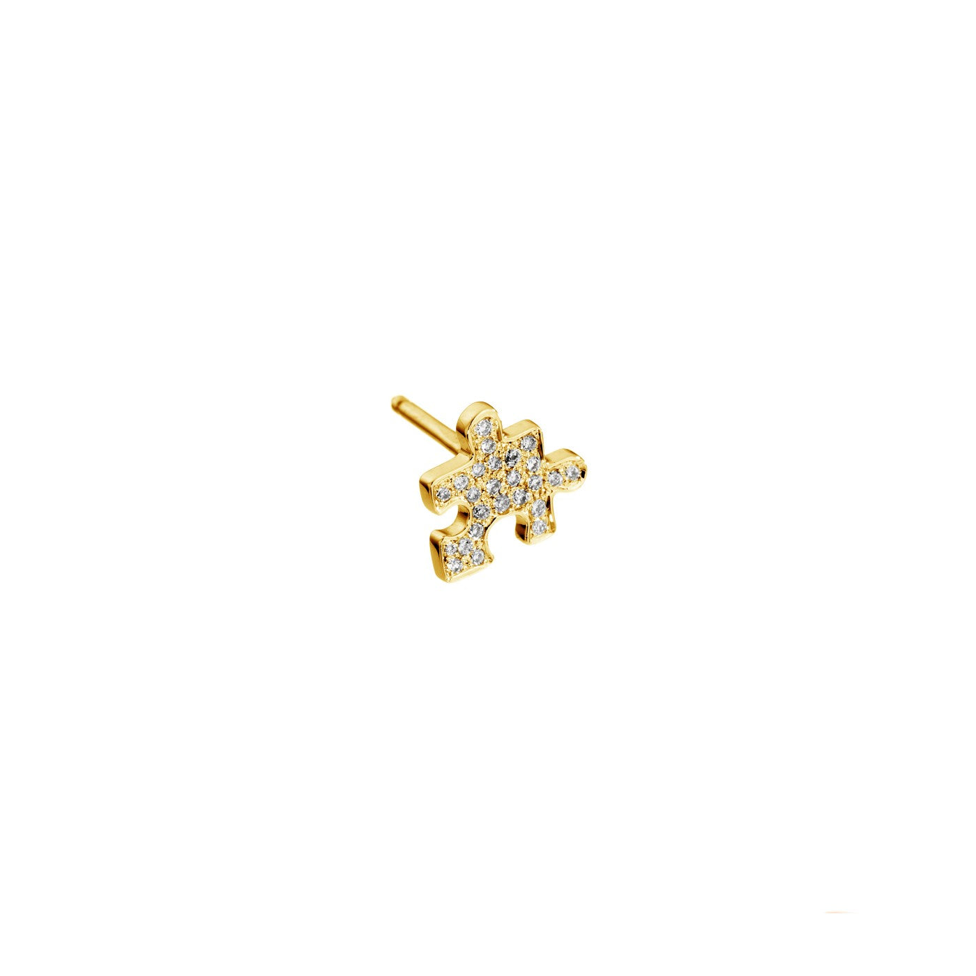 Boucle d'oreille Mini Puzzle diamants