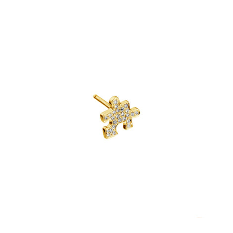 Boucle d'oreille Mini Puzzle diamants