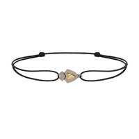 Bracelet cordon Python diamant