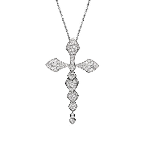 Collier Python MM diamants