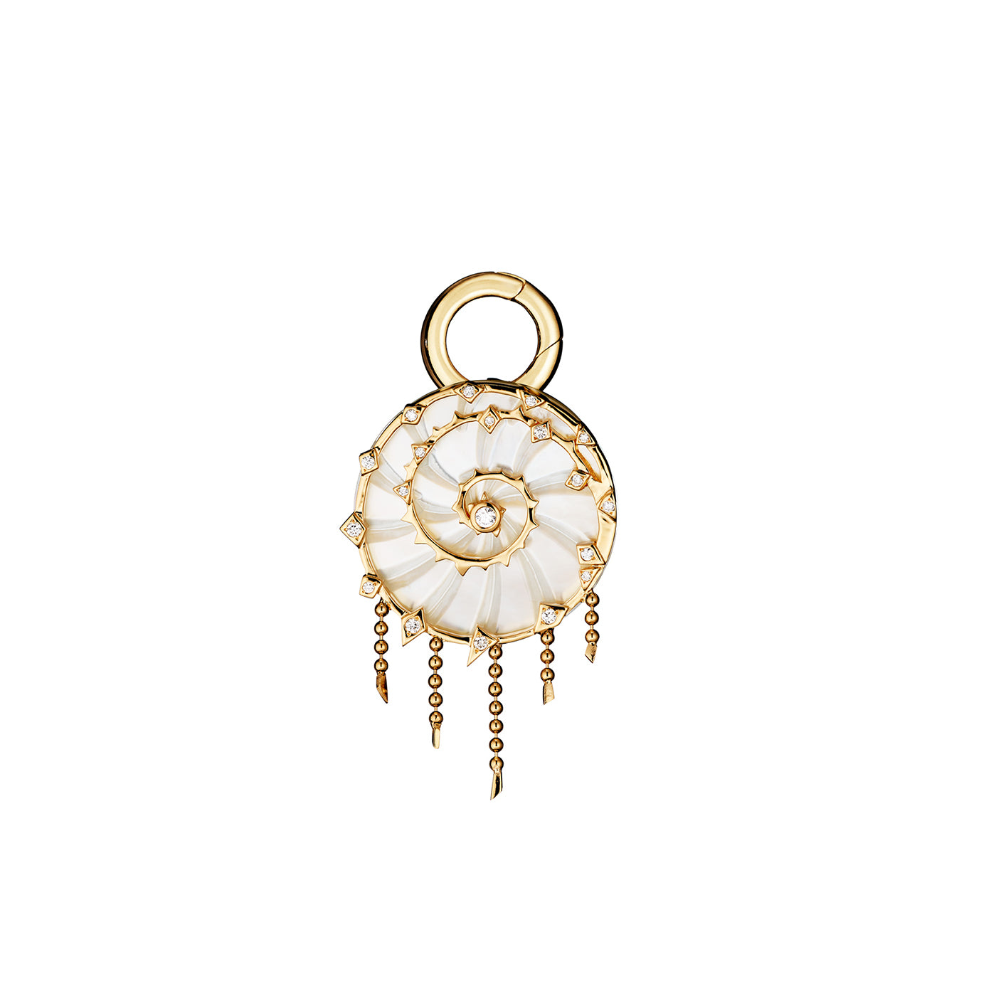 Charm Talisman nacre & diamants - Harmony