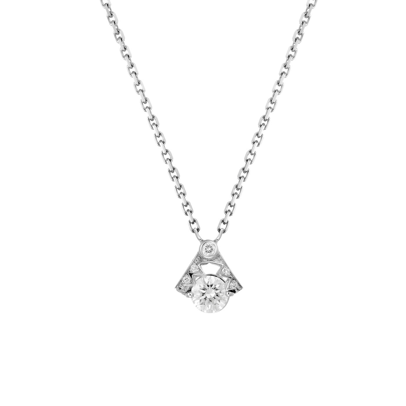 Collier solitaire Capture Me diamants