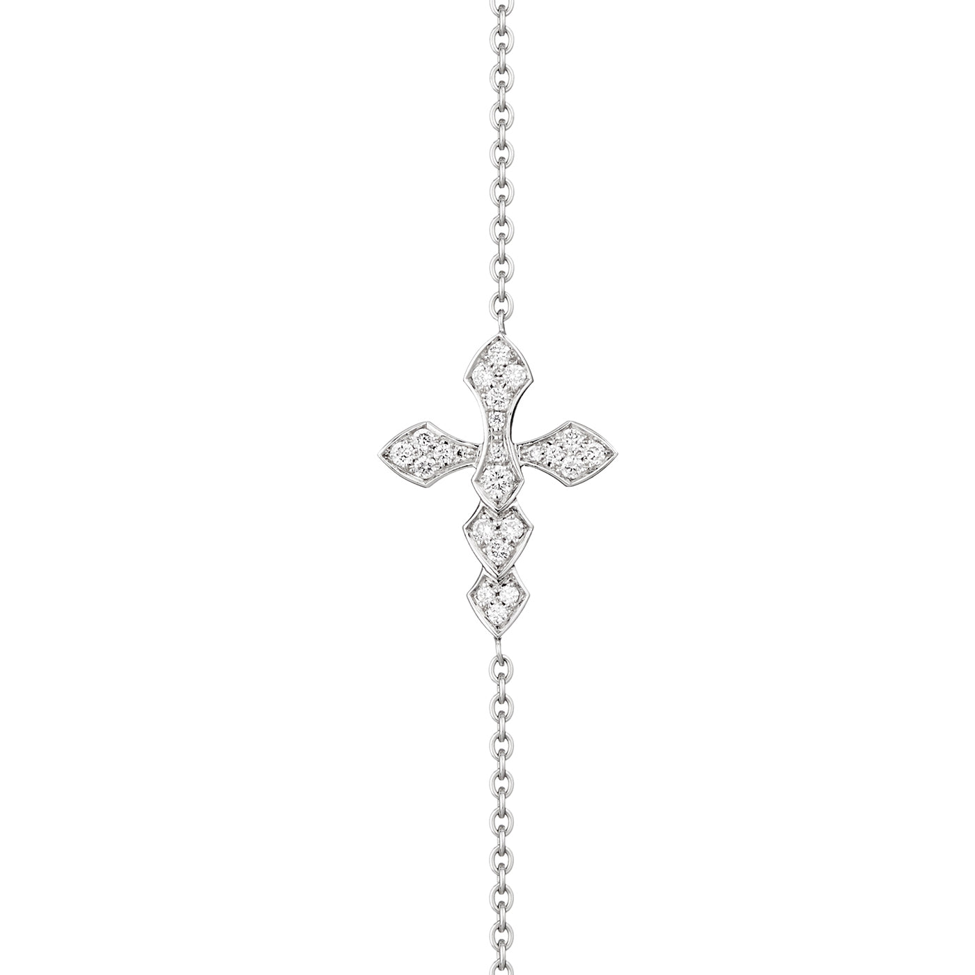 Bracelet chaîne Python diamants