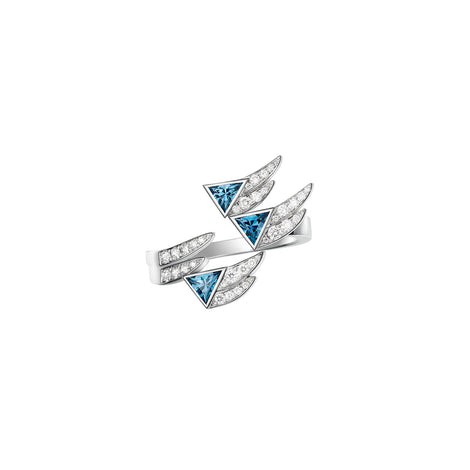 Bague Spread your Wings topazes diamants