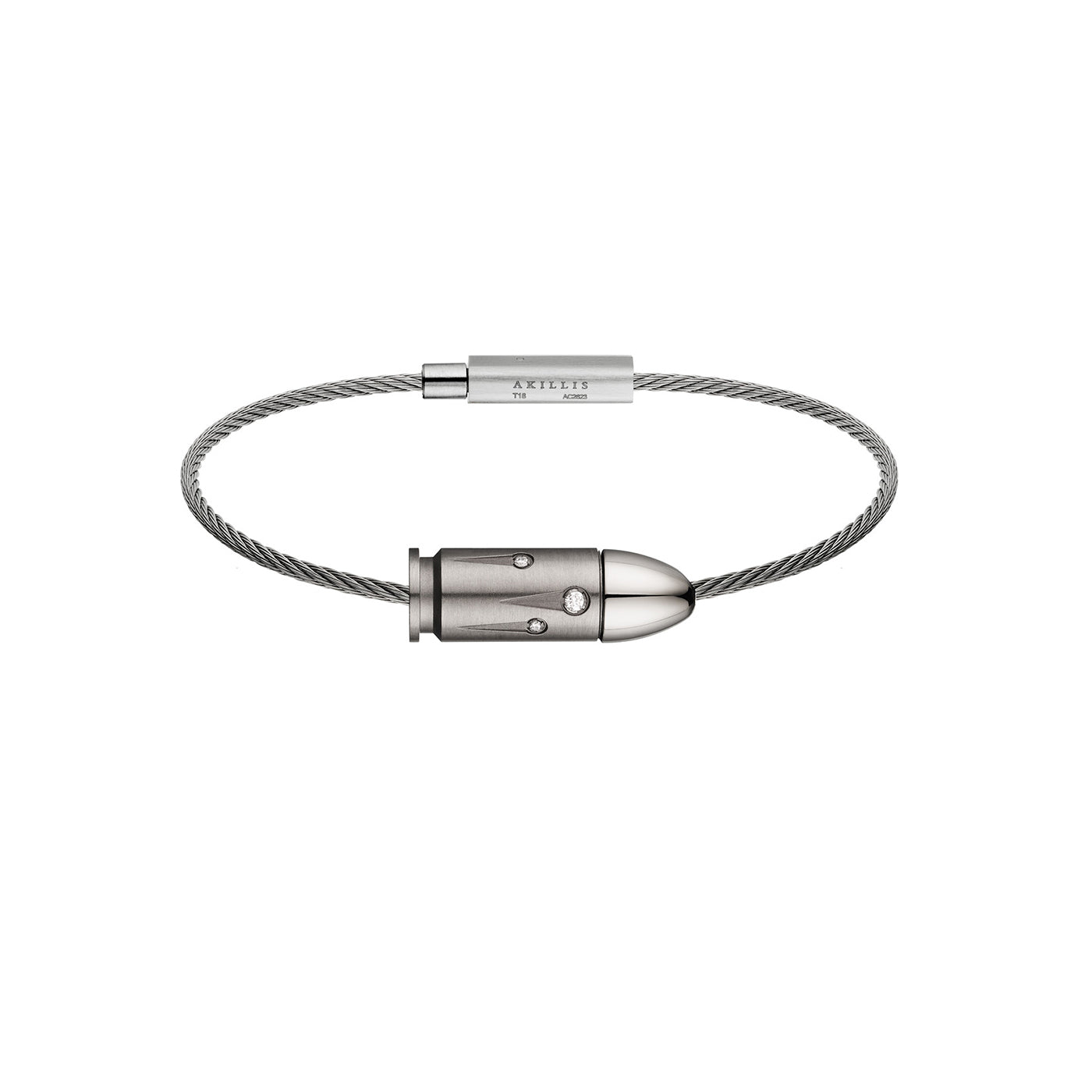 Bracelet câble Bang Bang diamants