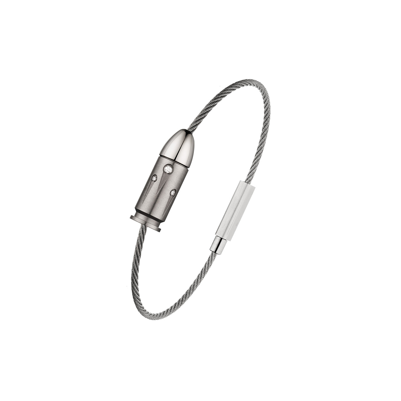 Bang Bang diamonds cable bracelet