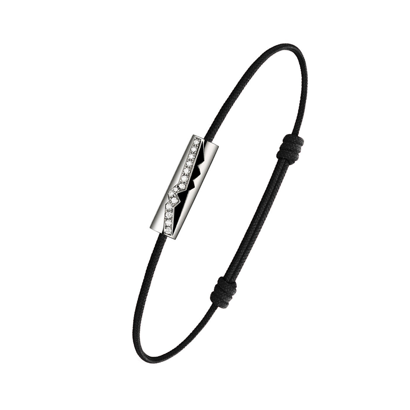 Bracelet cordon Capture Amulet diamants