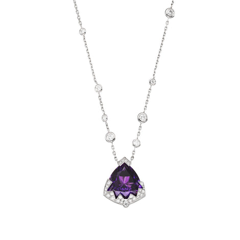 Collier Capture in Colors améthyste diamants