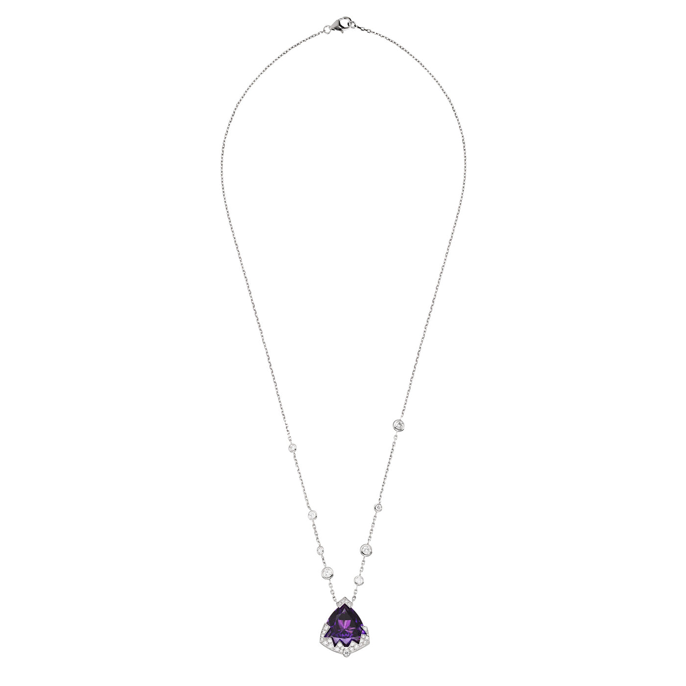 Collier Capture in Colors améthyste diamants