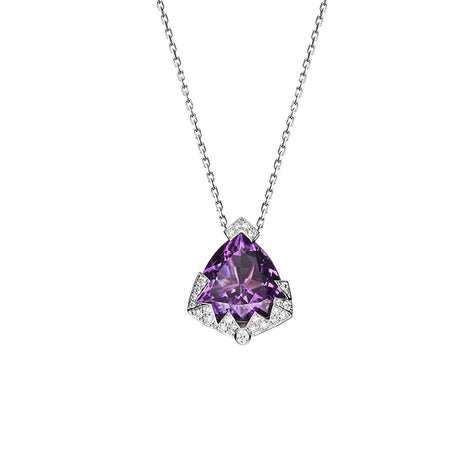 Collier Capture in Colors améthyste diamants