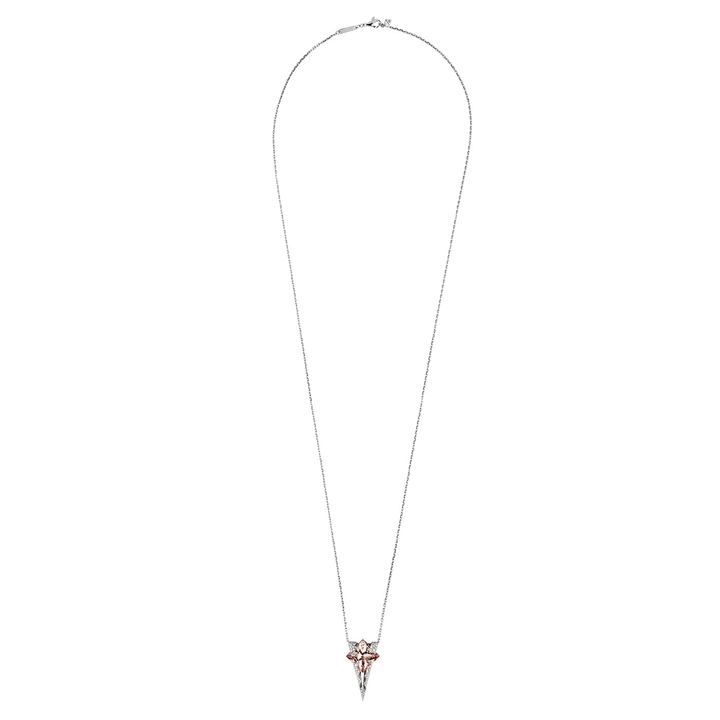 Collier Capture in Colors morganite & diamants