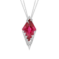 Capture in Colors tourmaline diamonds necklace