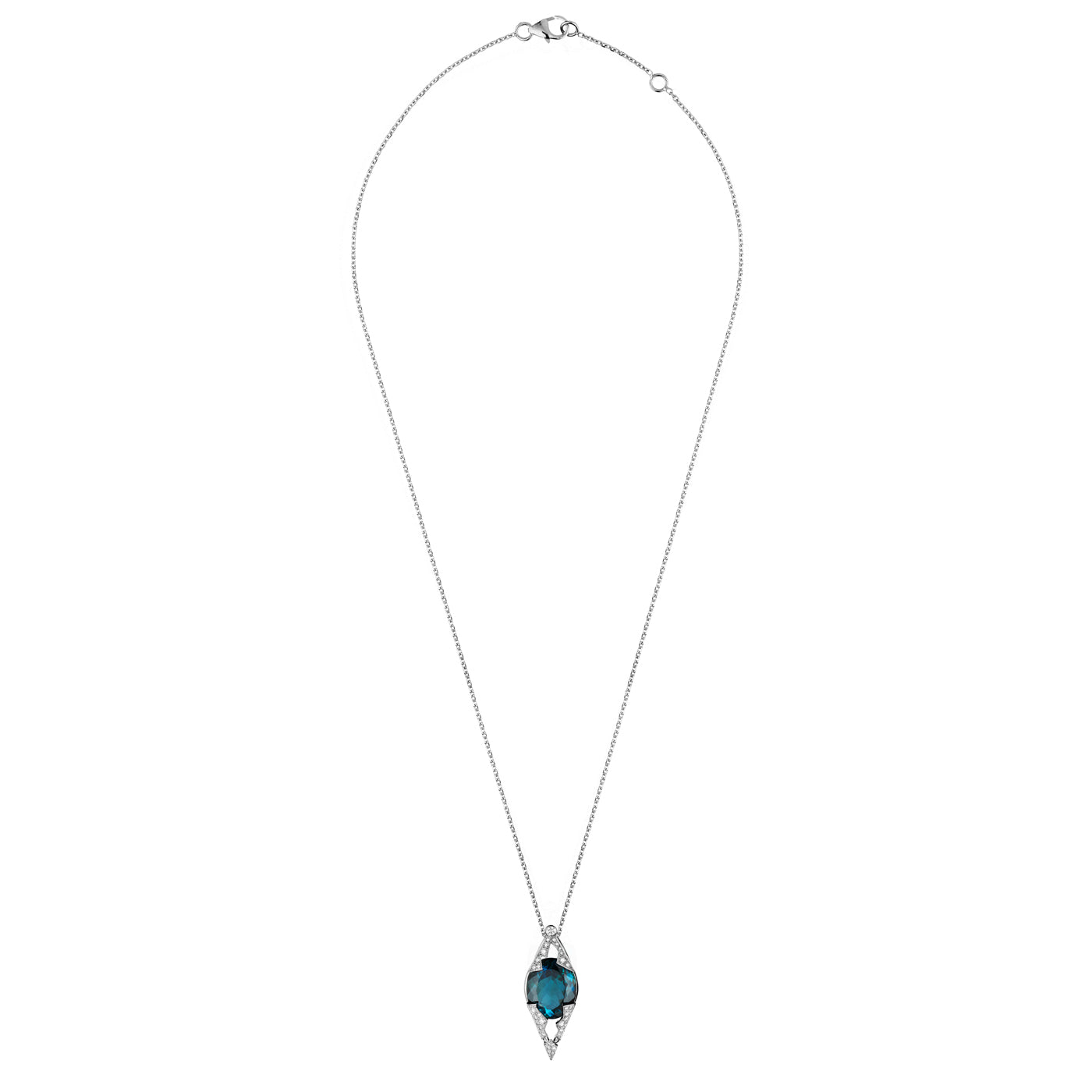 Collier Capture in Colors saphir Umba & diamants