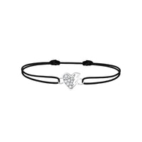 Bracelet cordon Lovetag diamants