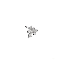 Mini Puzzle diamond earring