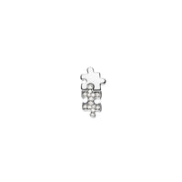 Mini Puzzle Duo diamonds earring