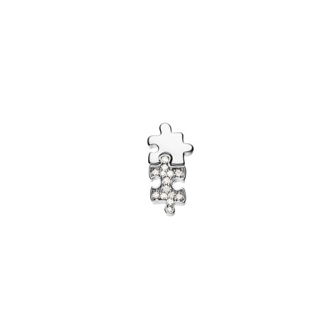 Mini Puzzle Duo diamonds earring