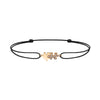 Mini Puzzle Duo diamonds cord bracelet