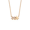 Mini Puzzle Duo diamonds necklace