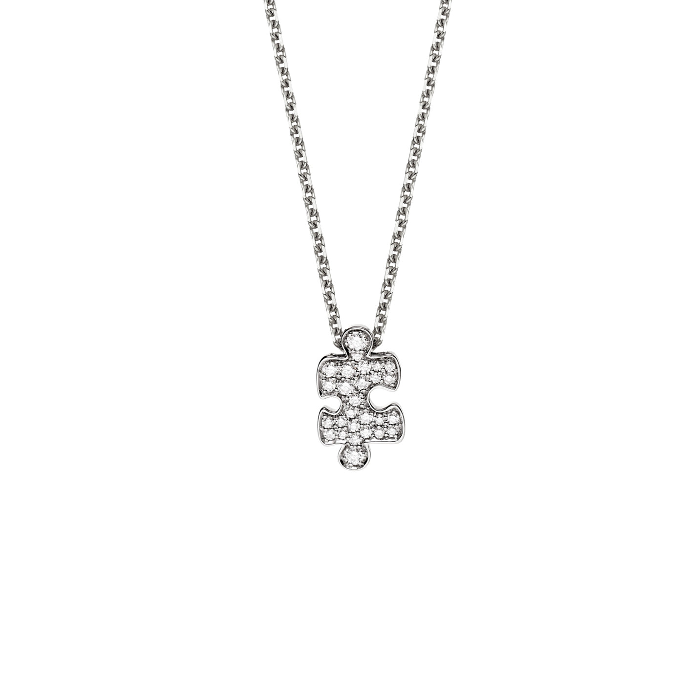 Collier Mini Puzzle diamants