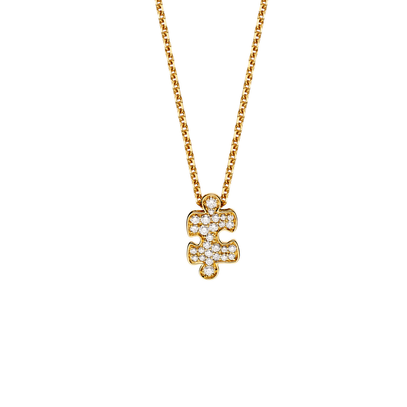 Collier Mini Puzzle diamants