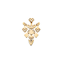 Boucle d'oreille Python diamants