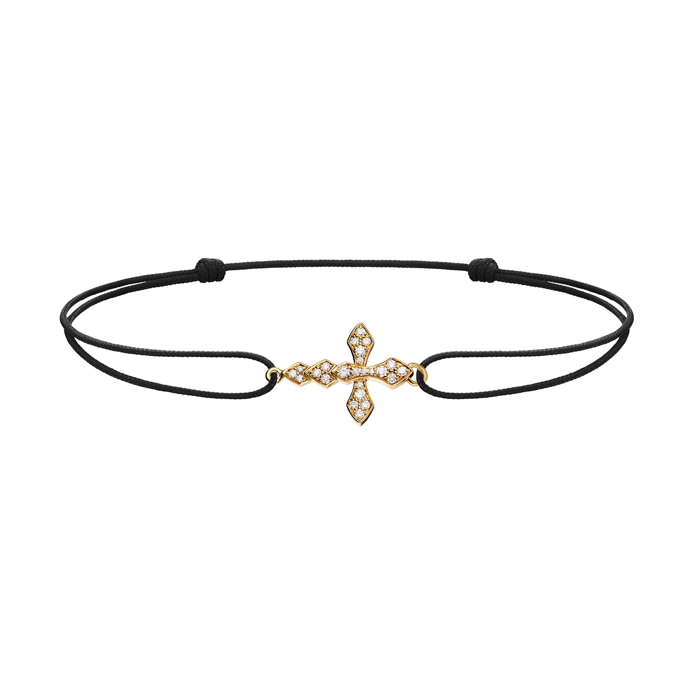 Bracelet cordon Python diamants