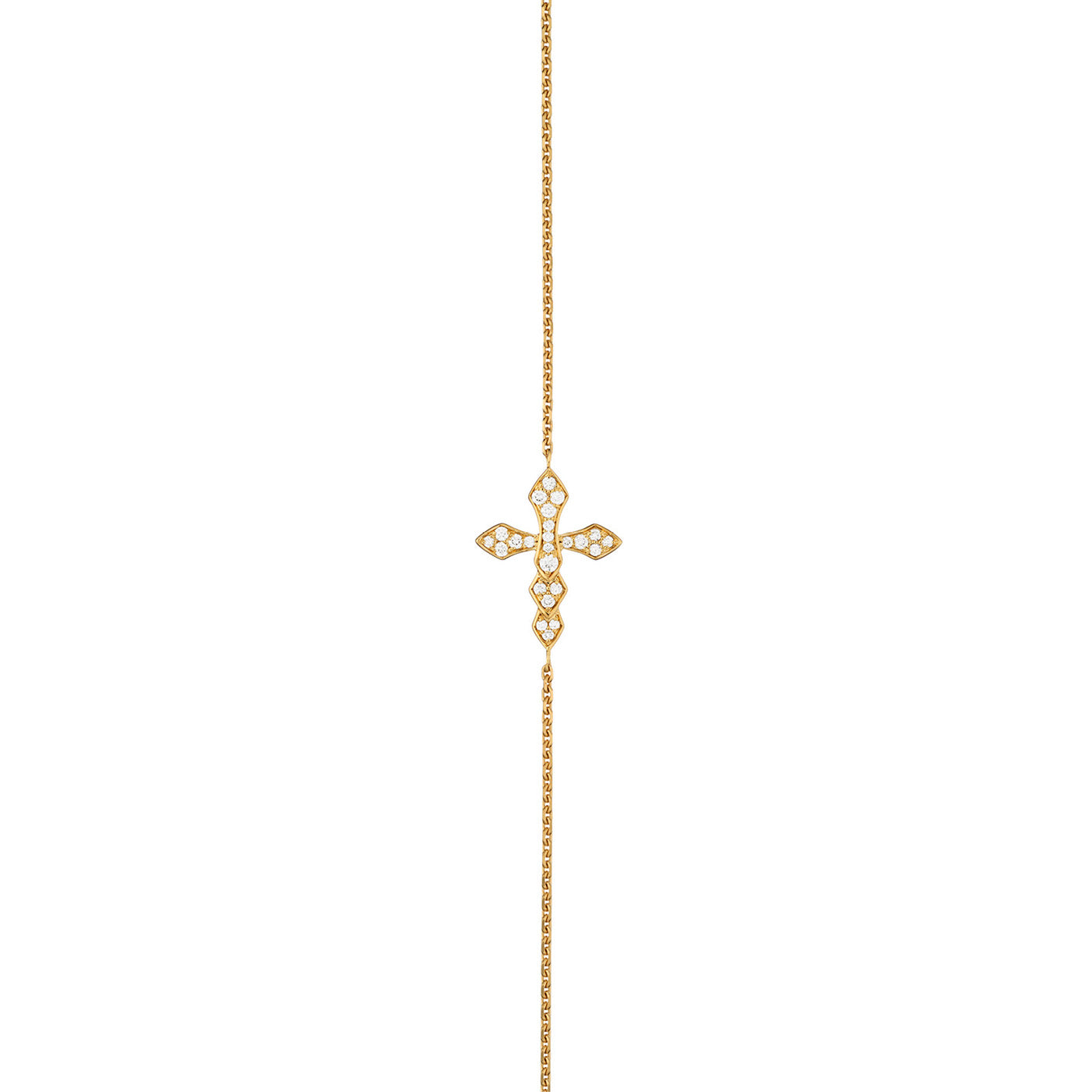 Bracelet chaîne Python diamants