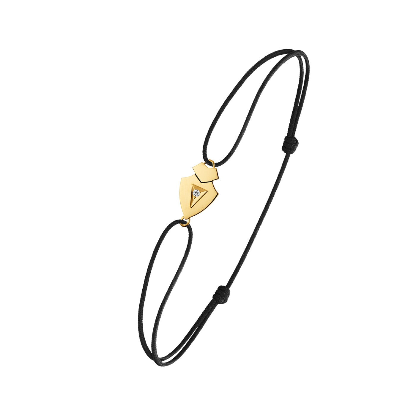 Bracelet cordon Python diamant