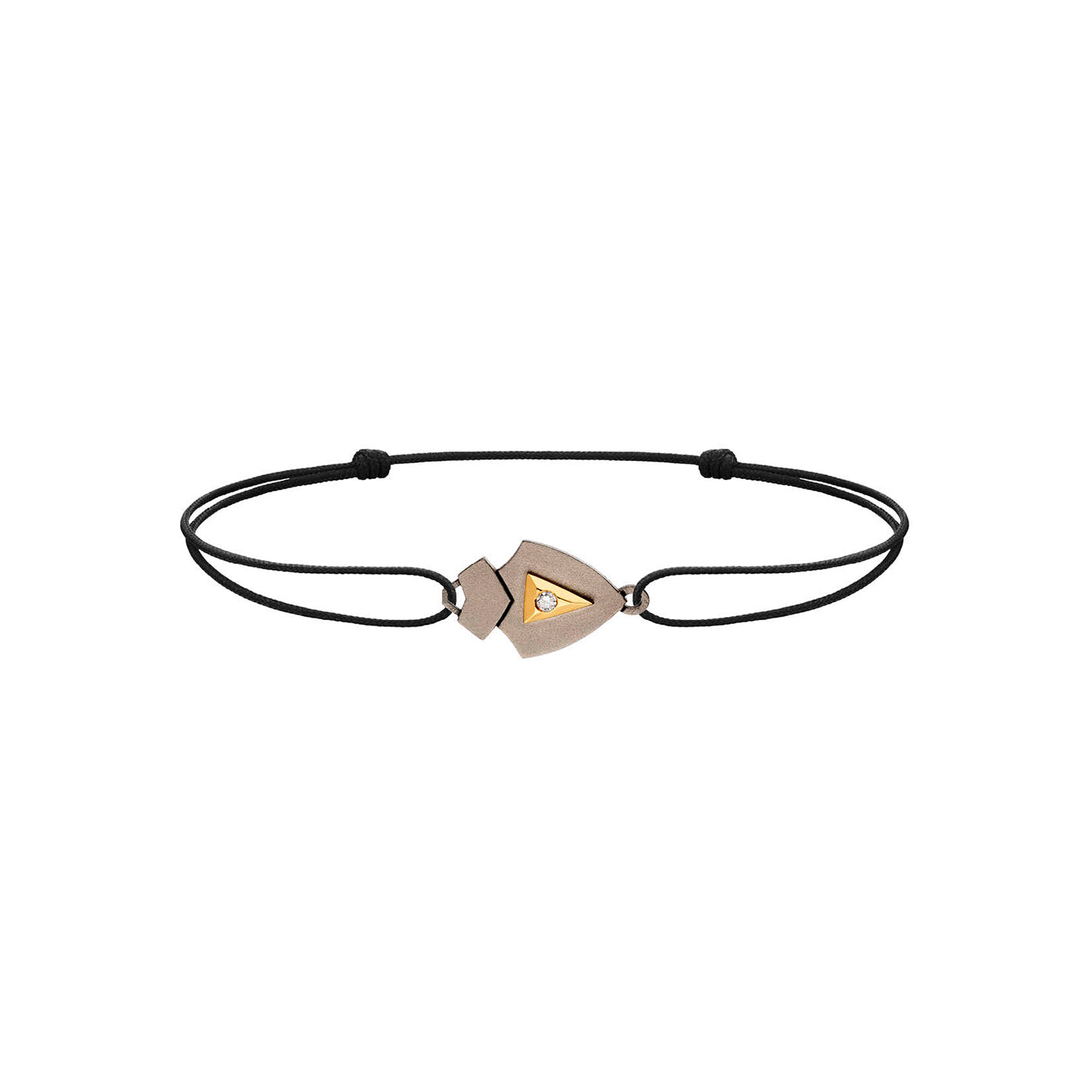 Bracelet cordon Python diamant