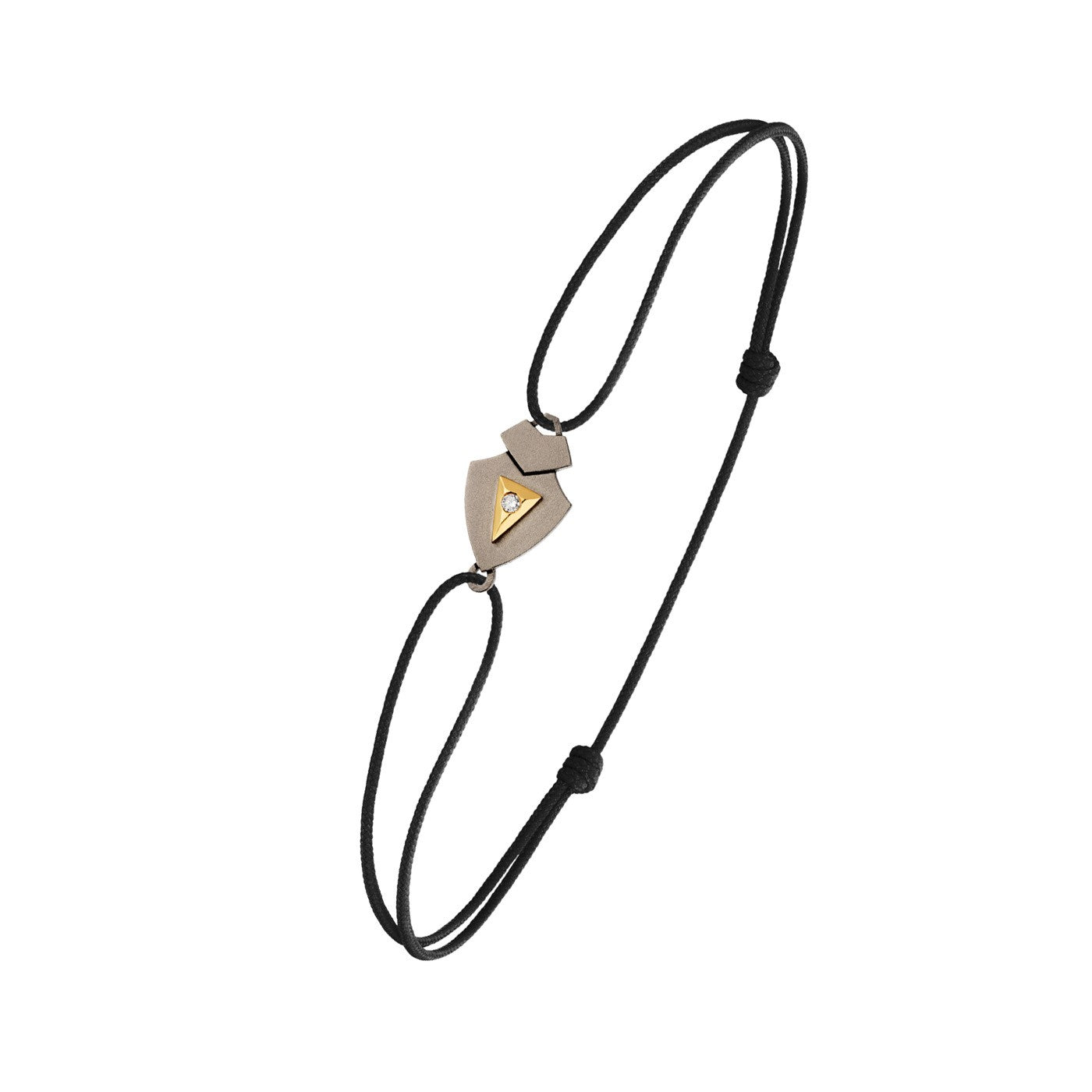 Bracelet cordon Python diamant