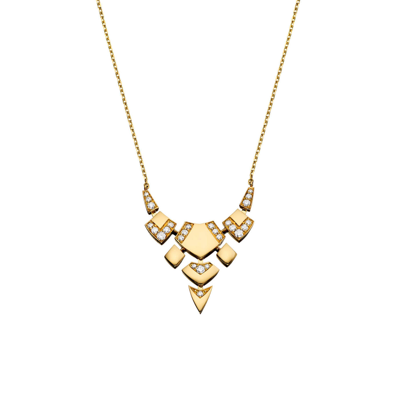 Collier Python diamants