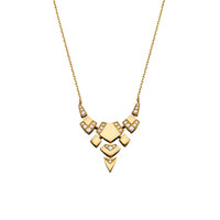 Collier Python diamants