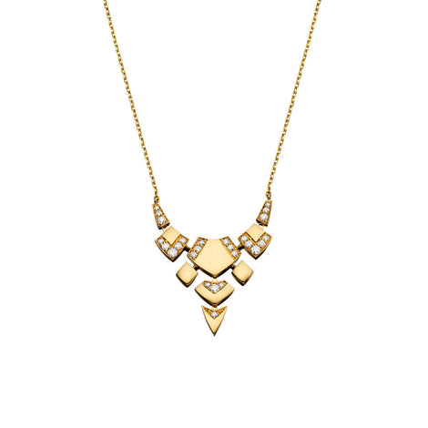 Collier Python diamants