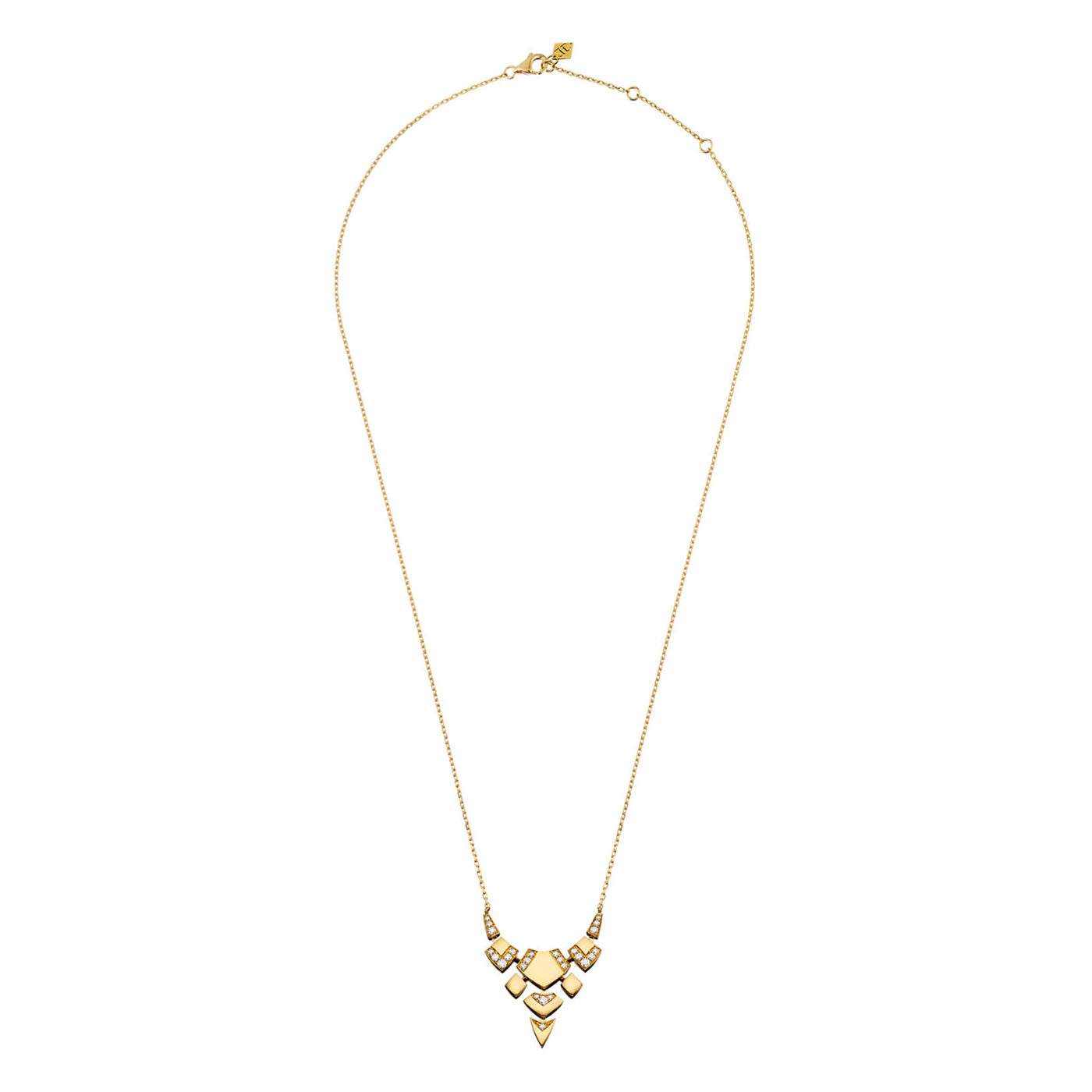 Collier Python diamants