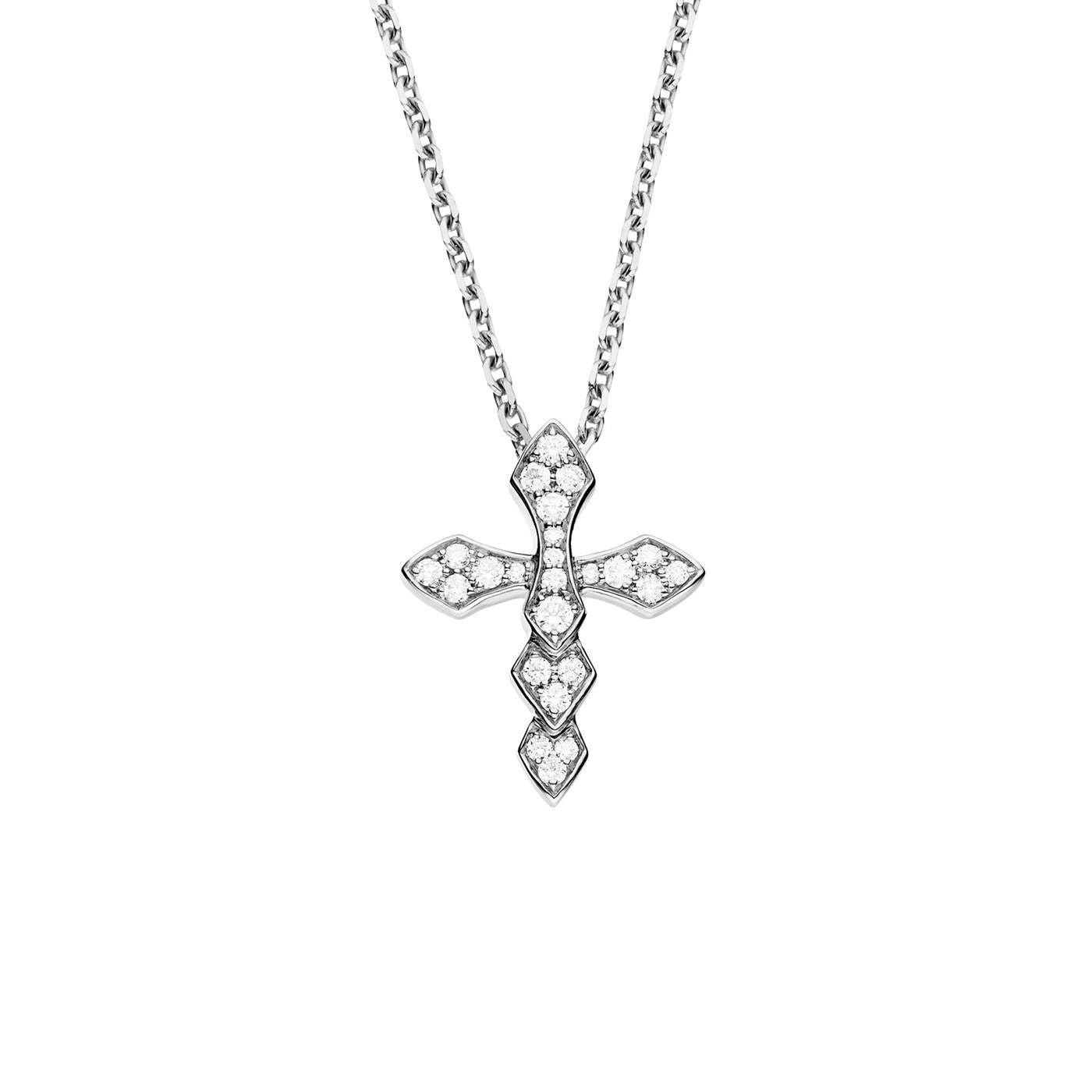 Python diamond S necklace