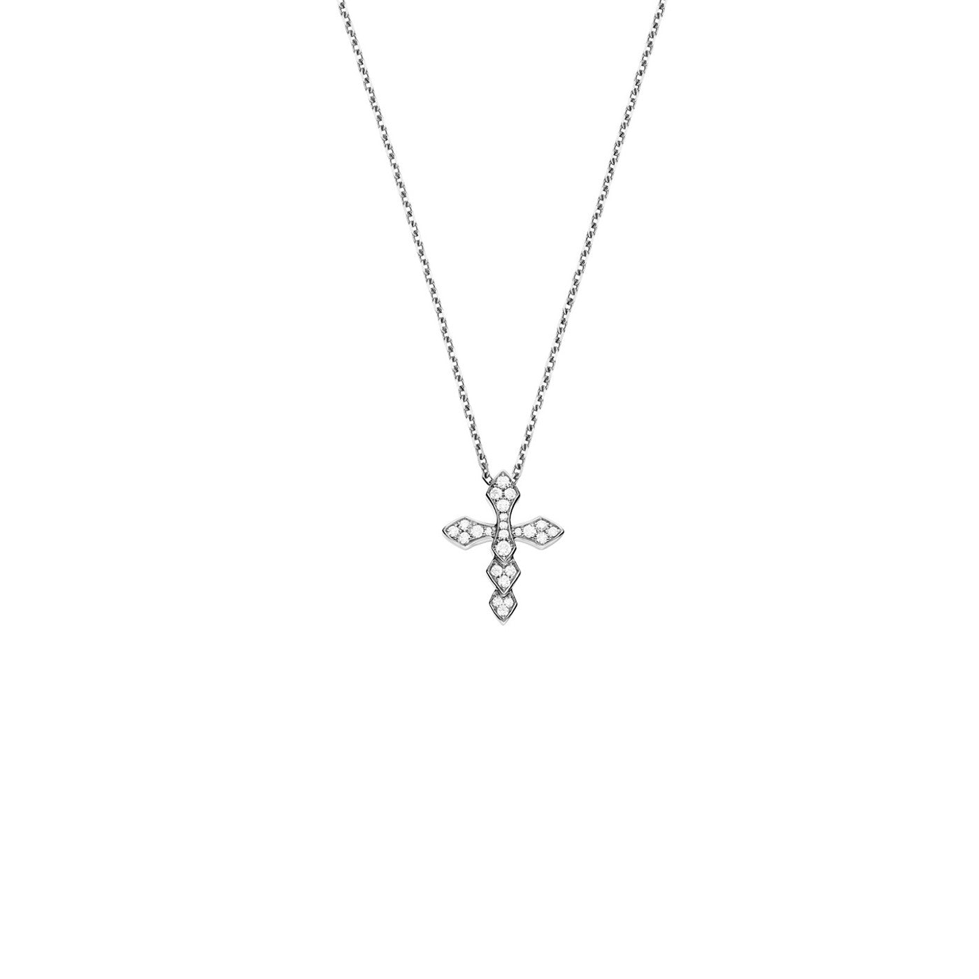 Python diamond S necklace