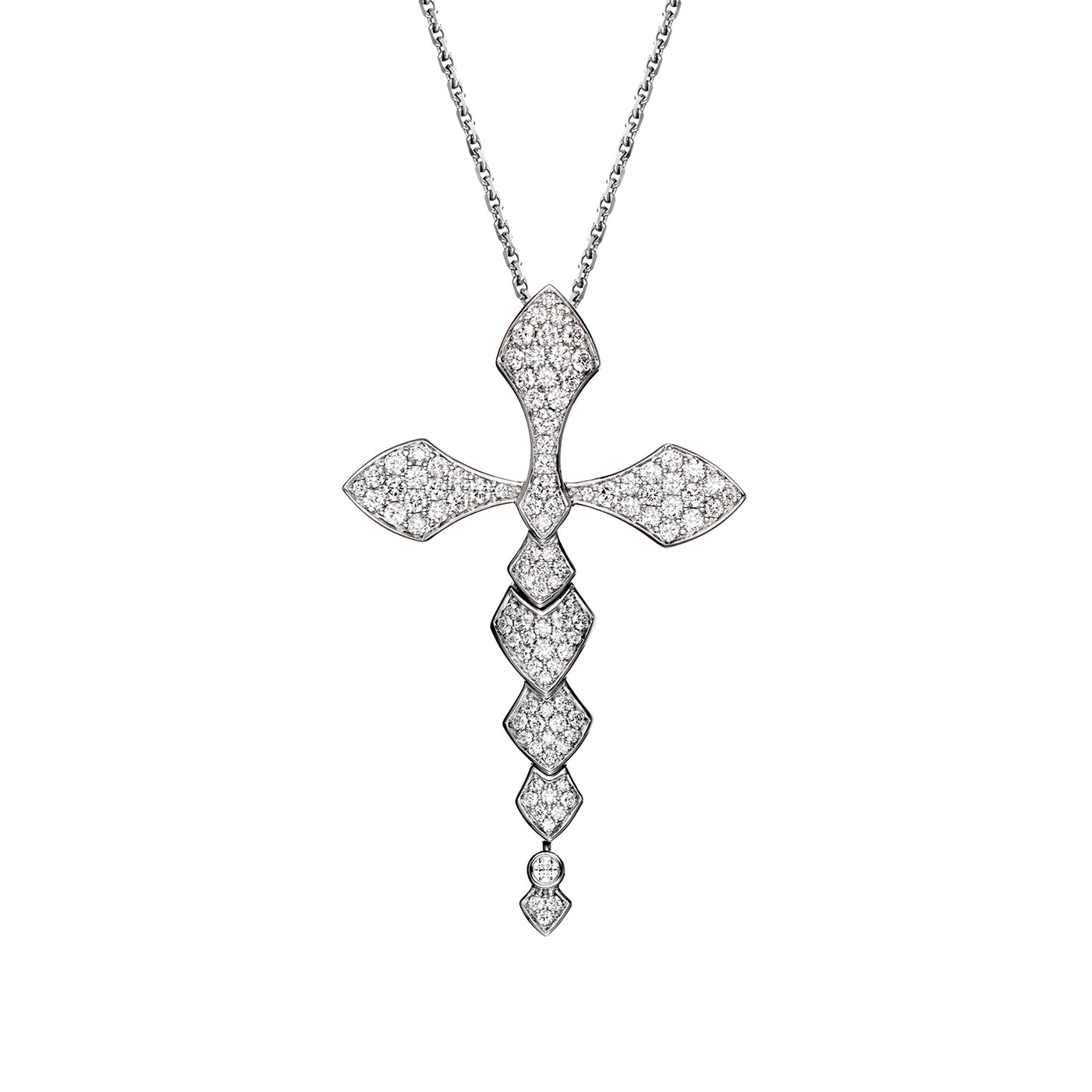 Collier Python MM diamants