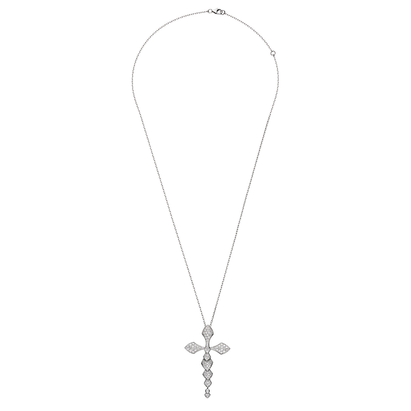 Collier Python MM diamants