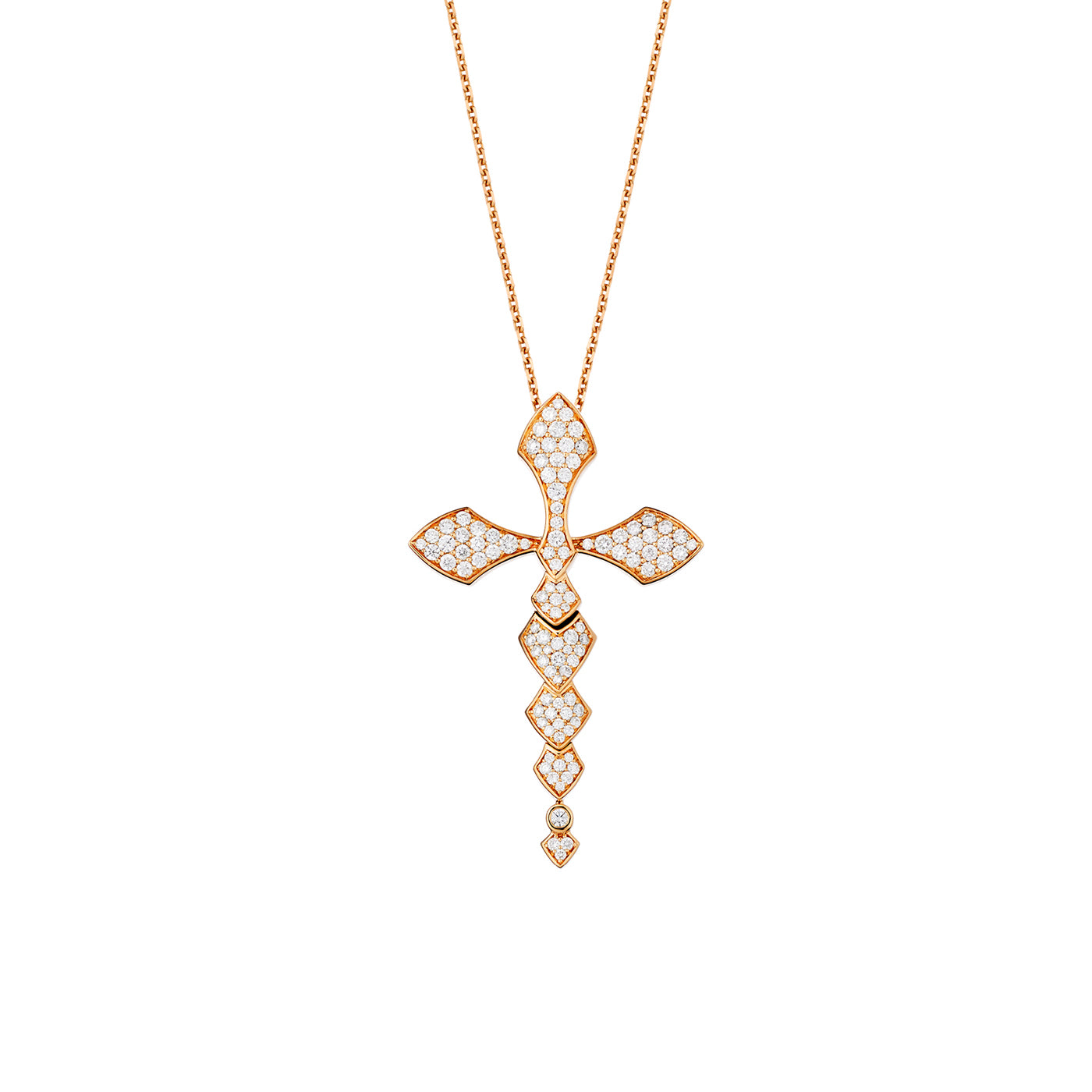 Collier Python MM diamants