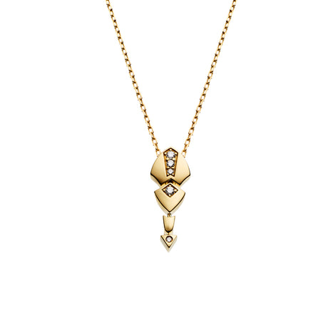 Collier Python diamants