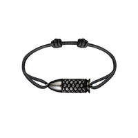 Bracelet cordon Bang Bang diamants noirs